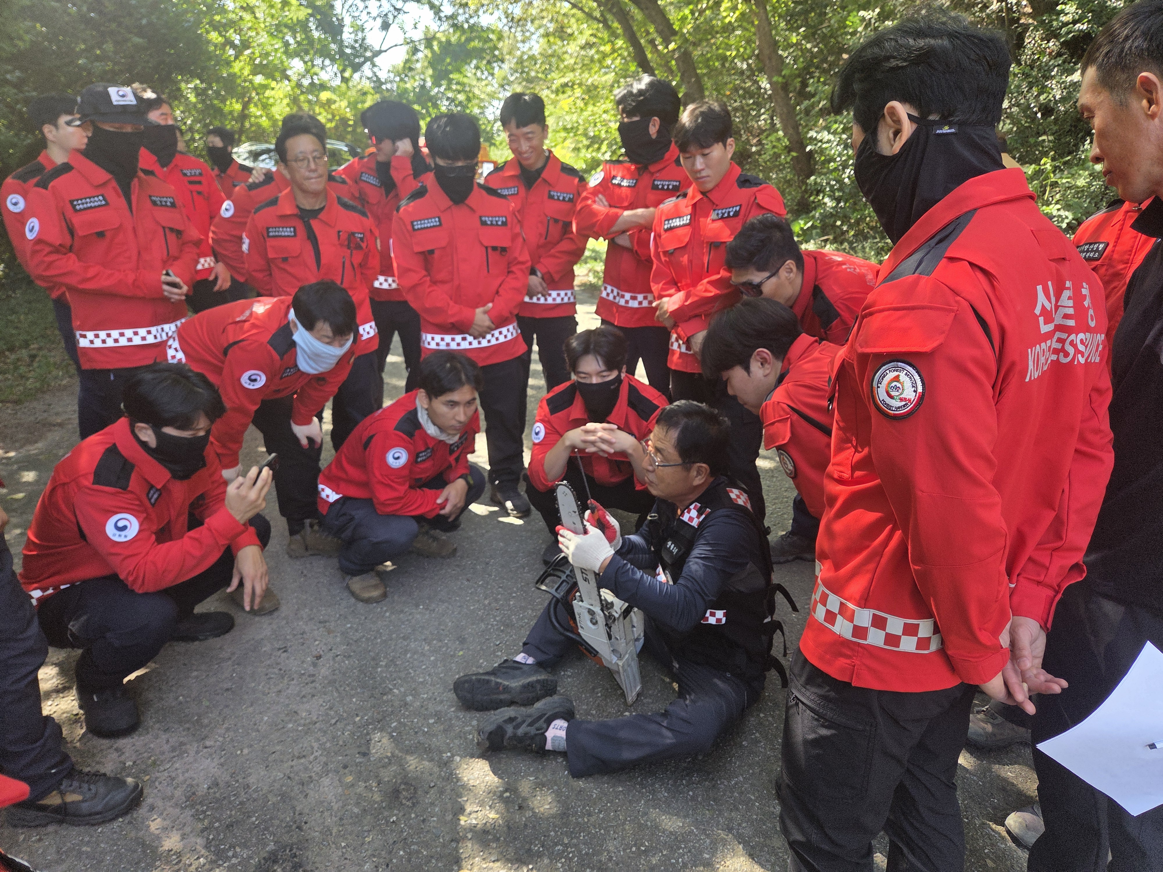 정읍국유림관리소, 순천.영암국유림관리소와 산불재난특수진화대 합동 교육실시